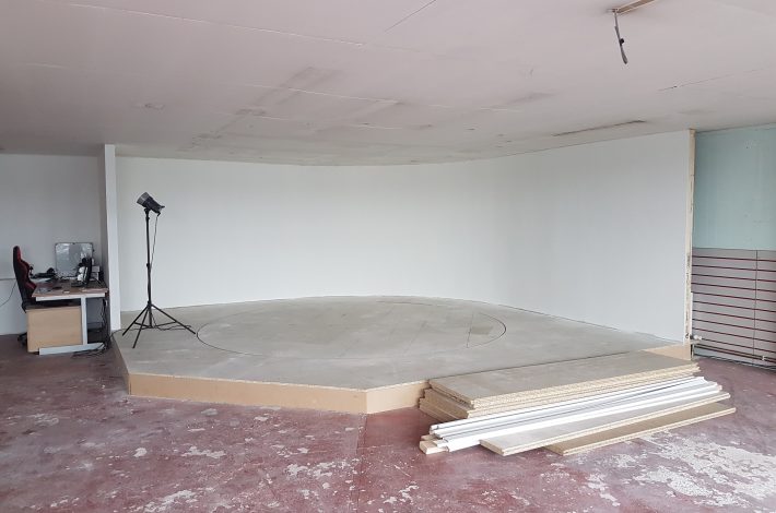 New showroom progress